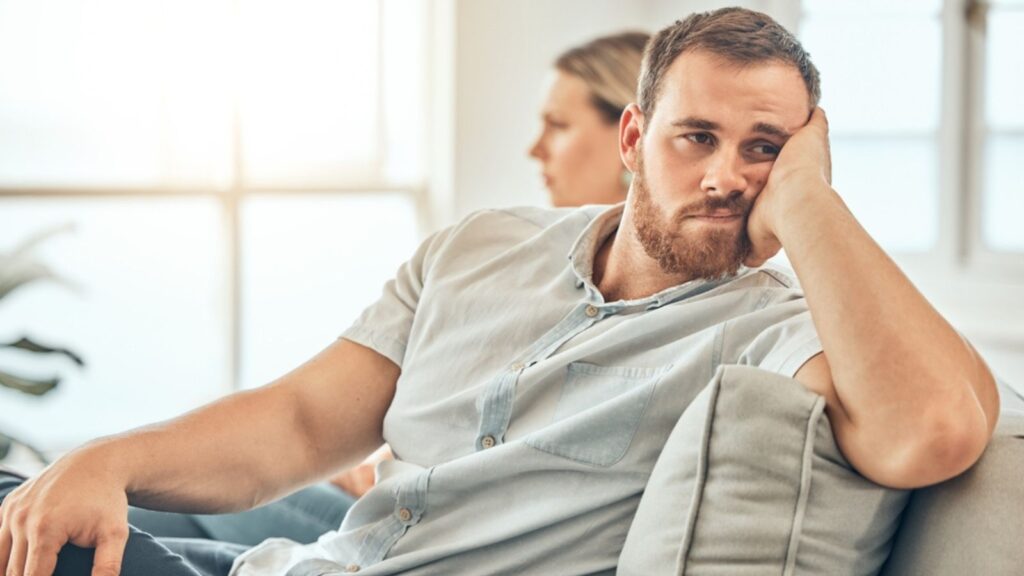 Couple not happy with each other